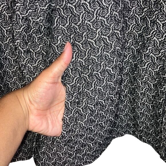 Eileen Fisher Jacquard Flight Jacket Womens XL Black Bone Full Zip #422 - Picture 3 of 14